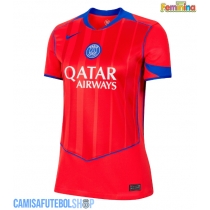 Camisa de time de futebol Paris Saint-Germain Lucas Hernandez #21 Replicas 3º Equipamento Feminina 2025-26 Manga Curta